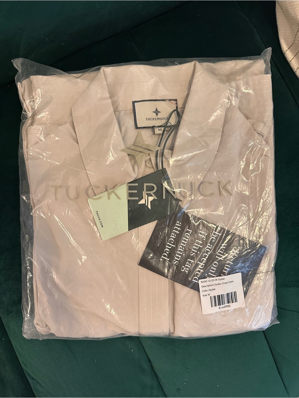 Tuckernuck Chloe Dress in Oyster - NWT
